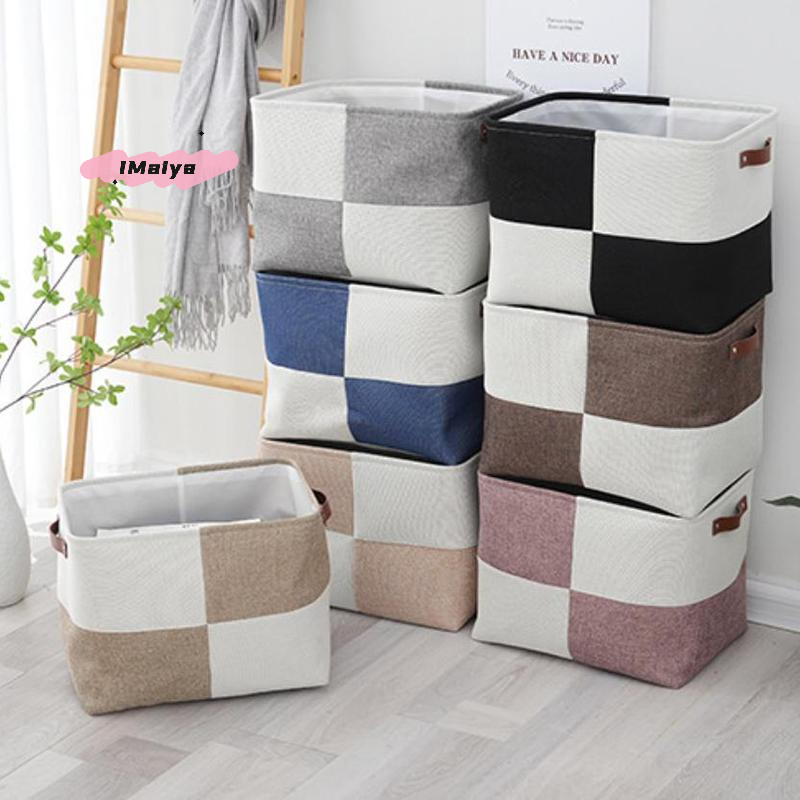 Baby Clothing Organizer - M-40x30x30CM Sundries Sorting Basket Linen Folding