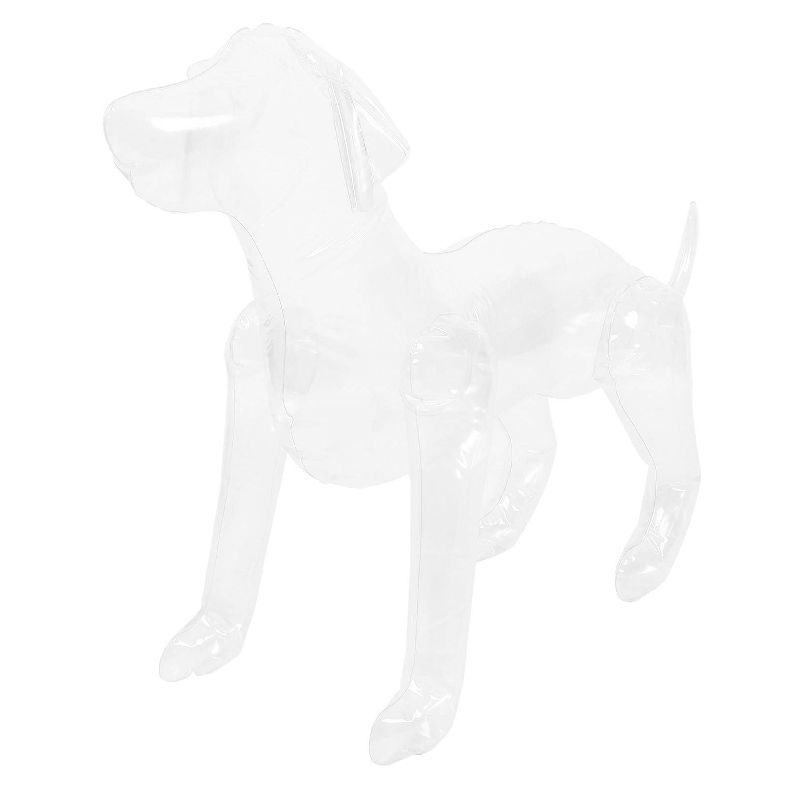 Baby Clothing Stores - Inflatable Dog Mannequin PVC Transparent Display