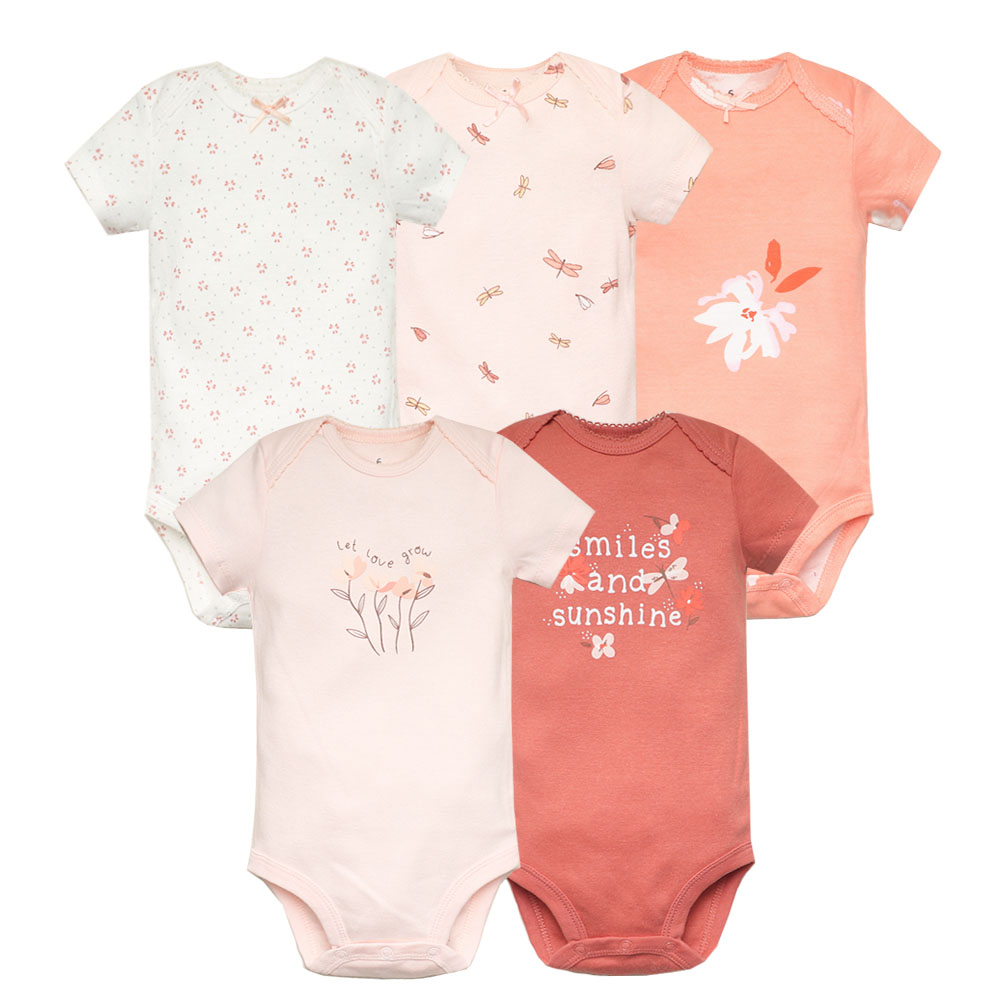 5pcs/lot Baby Bodysuit Fashion – обзор и цена Baby Clothing Gender Neutral