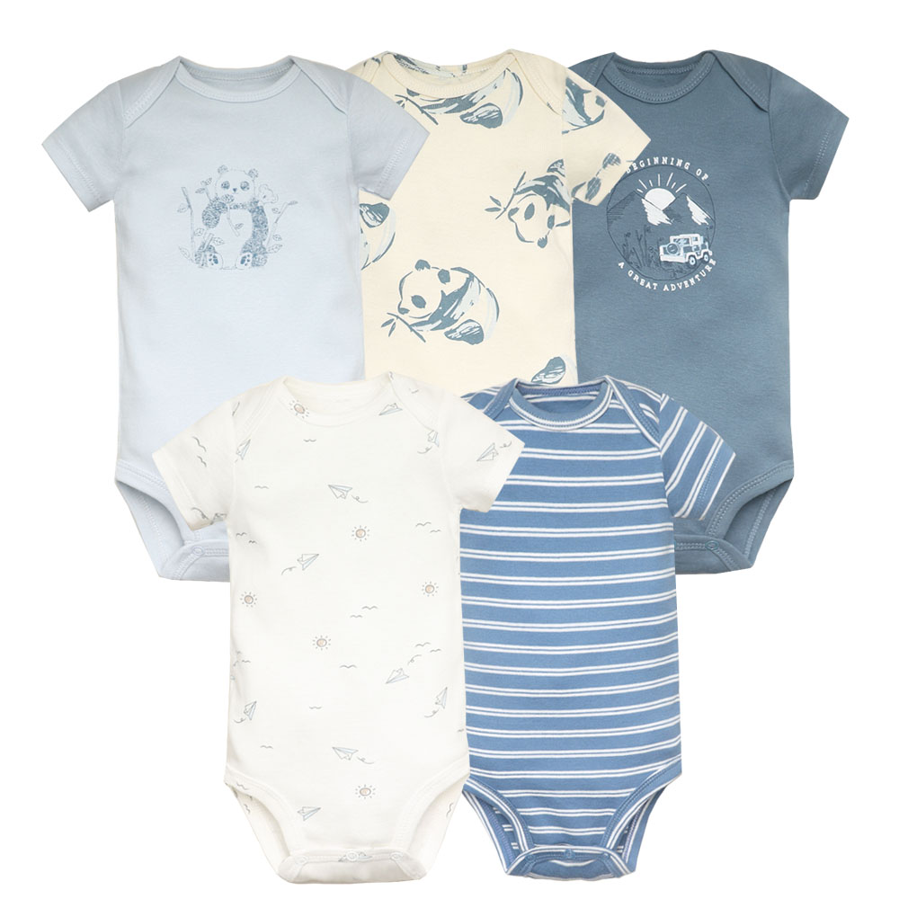 5pcs/lot Baby Bodysuit Fashion – обзор и цена Baby Clothing Gender Neutral