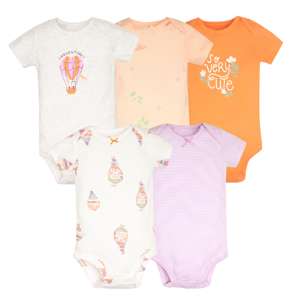 5pcs/lot Baby Bodysuit Fashion – обзор и цена Baby Clothing Gender Neutral