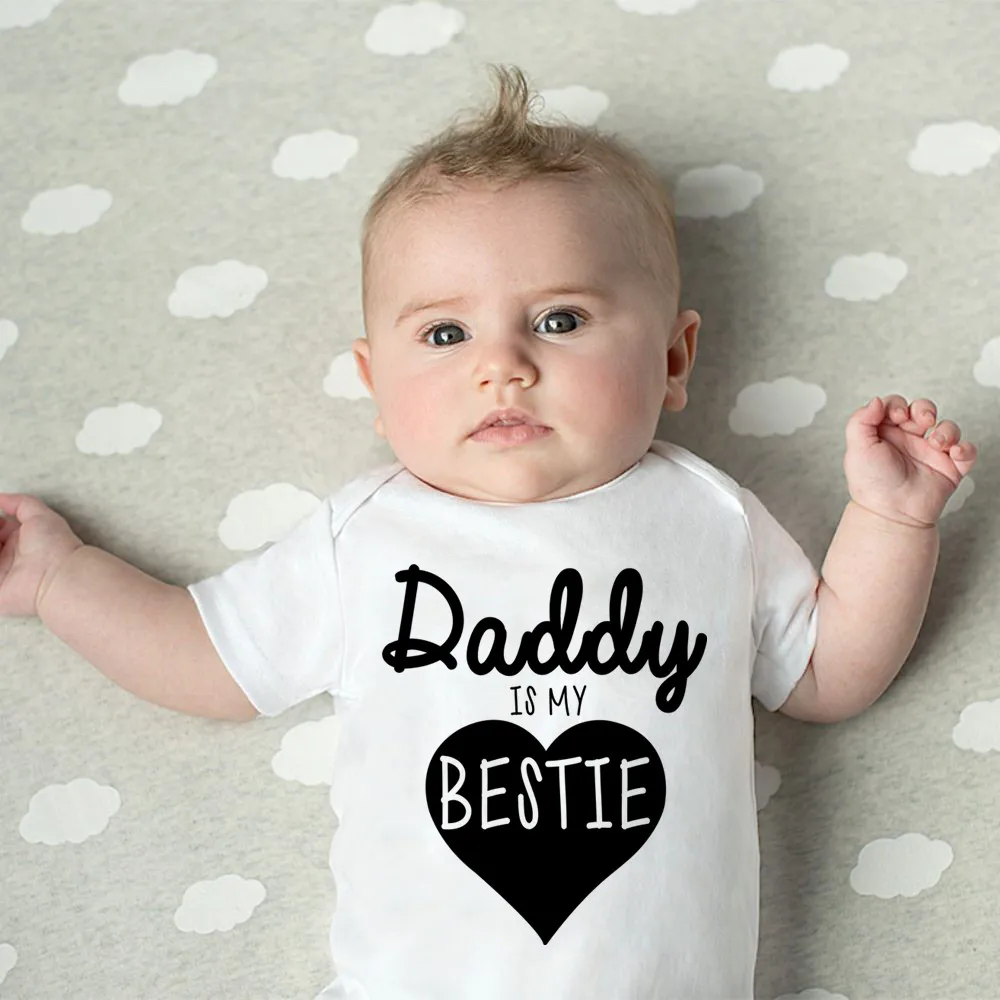 Daddy Is My Bestie Cute Baby B – обзор и цена Baby Clothing Gender Neutral