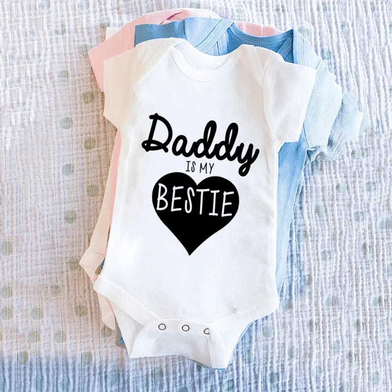Daddy Is My Bestie Cute Baby B – обзор и цена Baby Clothing Gender Neutral