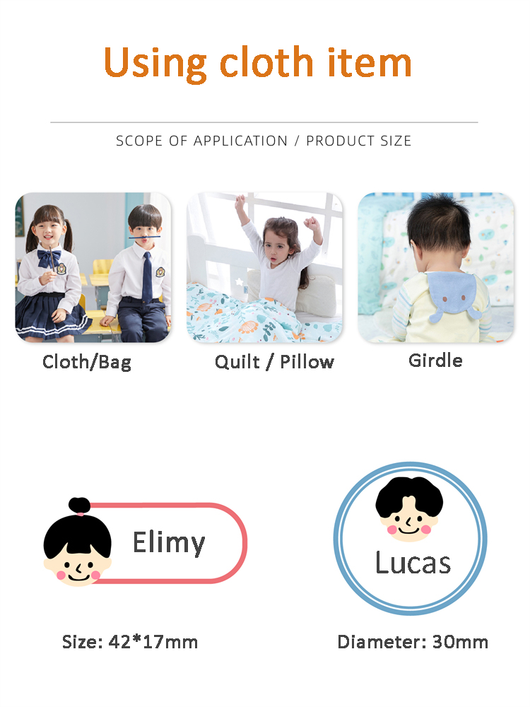 Customized Ironing-on Name Sti – обзор и цена Baby Clothing Labels