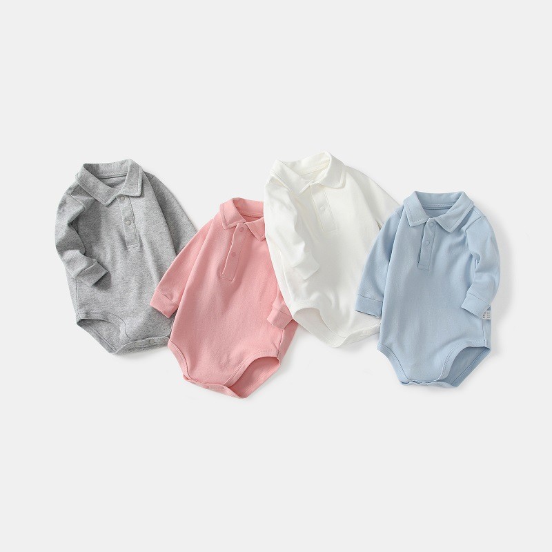 Baby Polo Collar Bodysuit 100% – обзор и цена Baby Sleep Suit