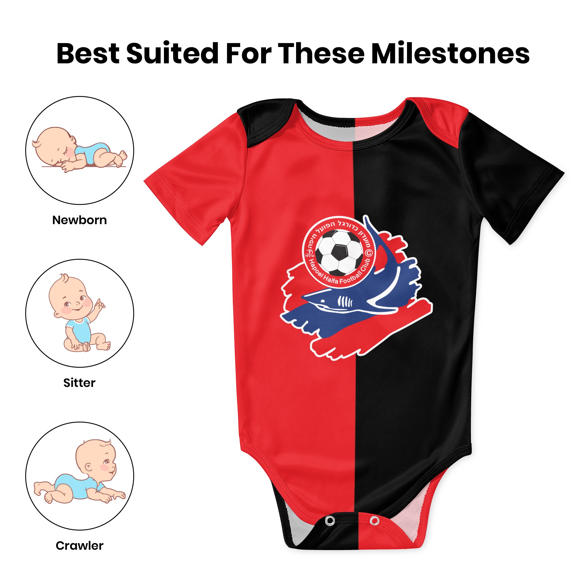 Hapoel Haifa Baby Bodysuit Uni – обзор и цена Baby Clothing Accessories