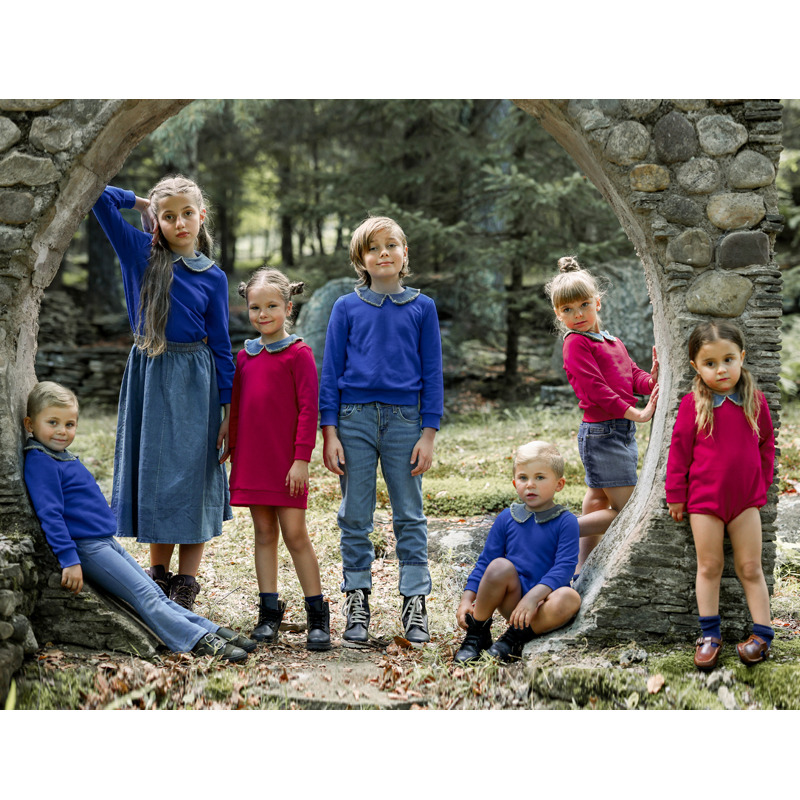Ali Plus Aw25 Denim Collar Swe – обзор и цена Baby Clothing Dividers