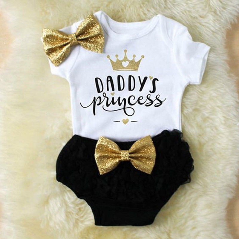3PCS Cute Newborn Baby Girl Ou – обзор и цена Baby Clothing Stores