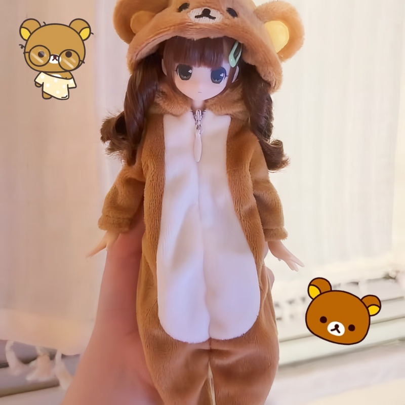 Cute Rilakkuma Bjd Doll Bear P – обзор и цена Baby Sleep Suit