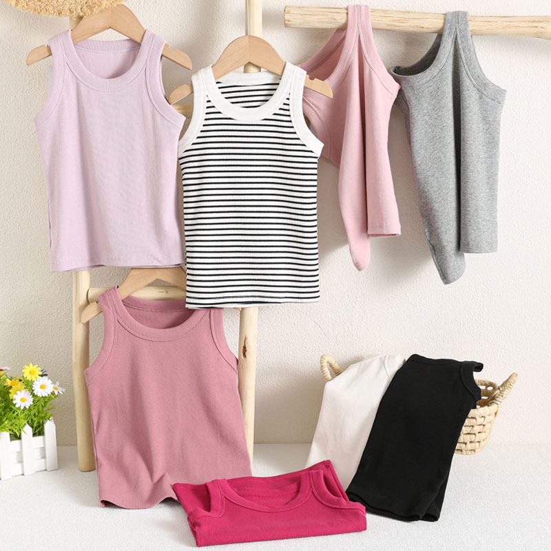 Kids Sleeveless T-shirts Candy – обзор и цена Baby Clothing Dividers