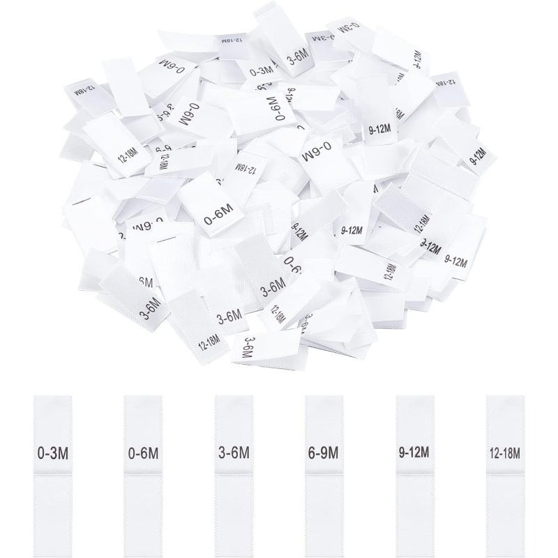 600 Pcs Clothing Month Labels  – обзор и цена Baby Clothing Labels