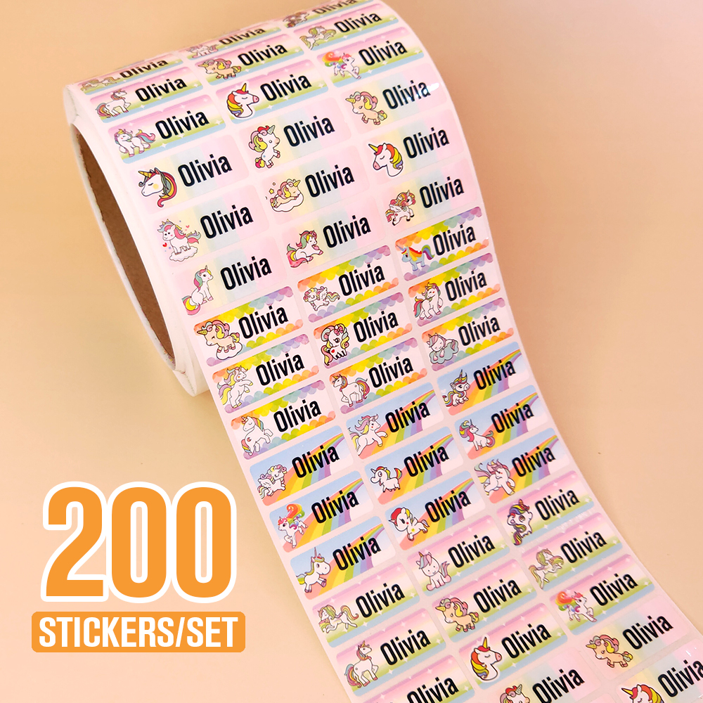 Custom Name Tag Sticker Waterp – обзор и цена Baby Clothing Labels