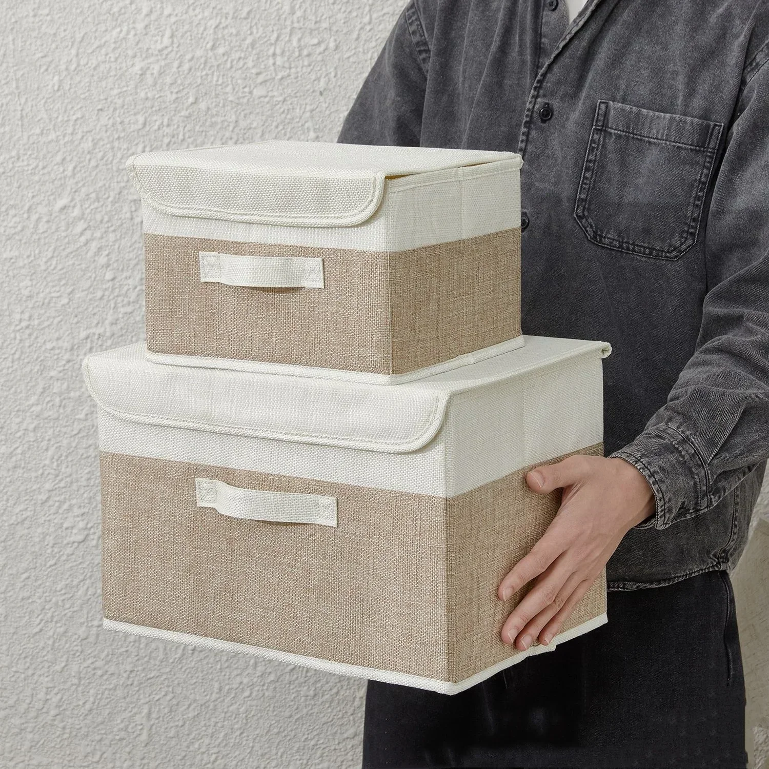 Large-capacity Linen Fabric St – обзор и цена Baby Clothing Organizer