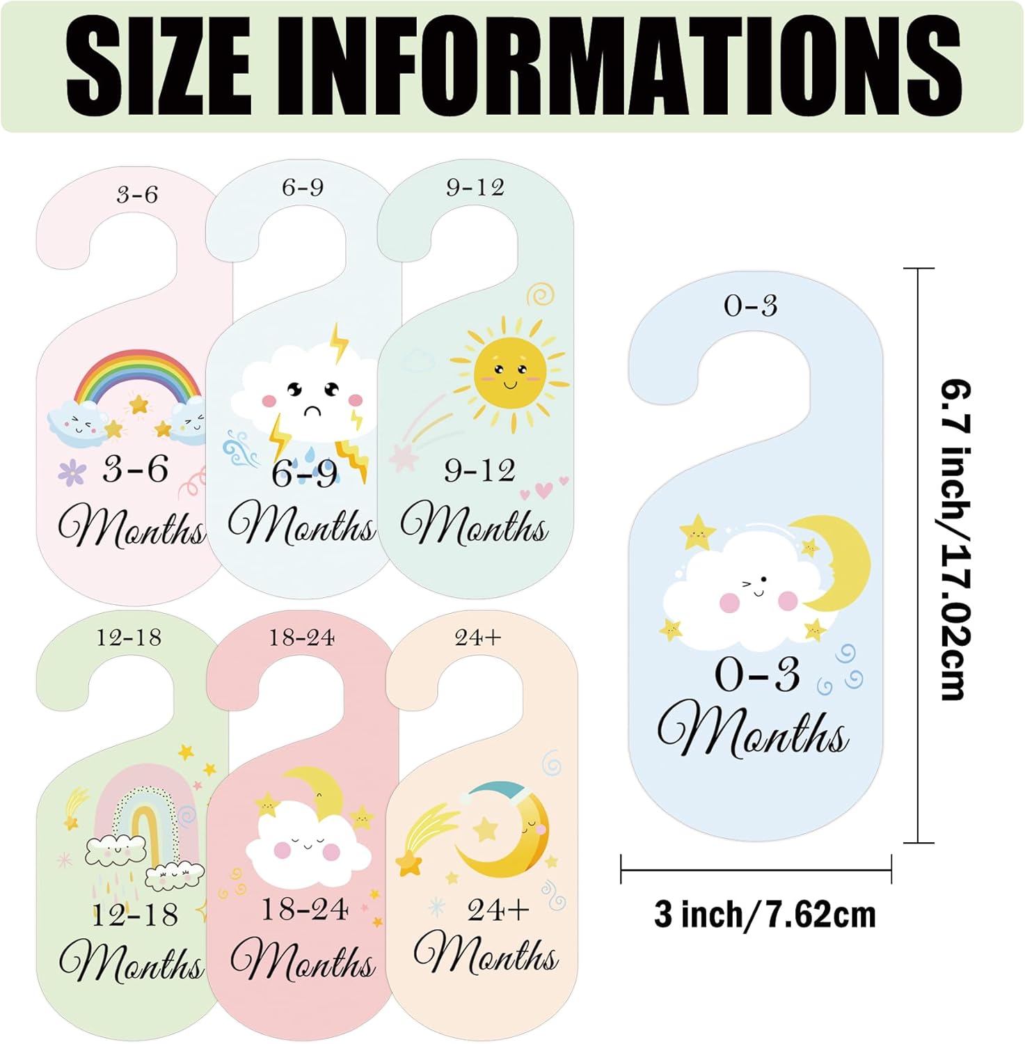 8 Pack Baby Closet Dividers Wa – обзор и цена Baby Clothing Dividers