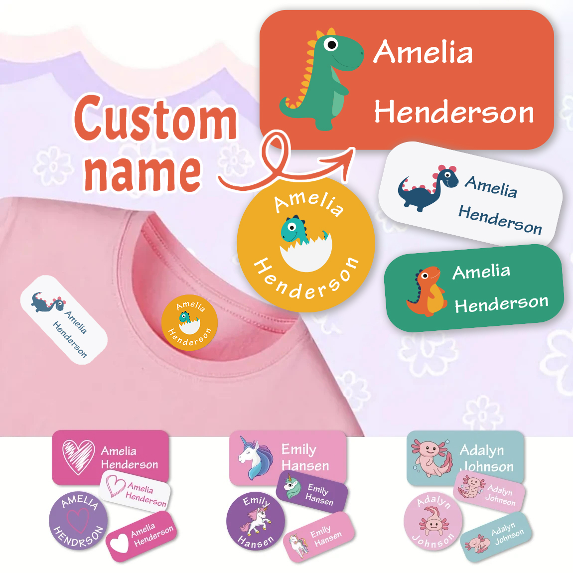 140PCS Custom Stickers Customi – обзор и цена Baby Clothing Labels
