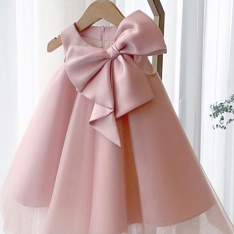 Summer Big Bow Baby Girl Dress – обзор и цена Baby Clothing Accessories
