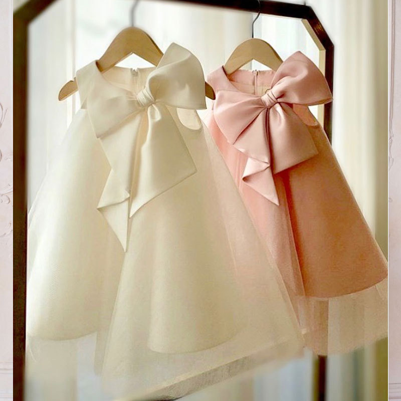 Summer Big Bow Baby Girl Dress – обзор и цена Baby Clothing Accessories