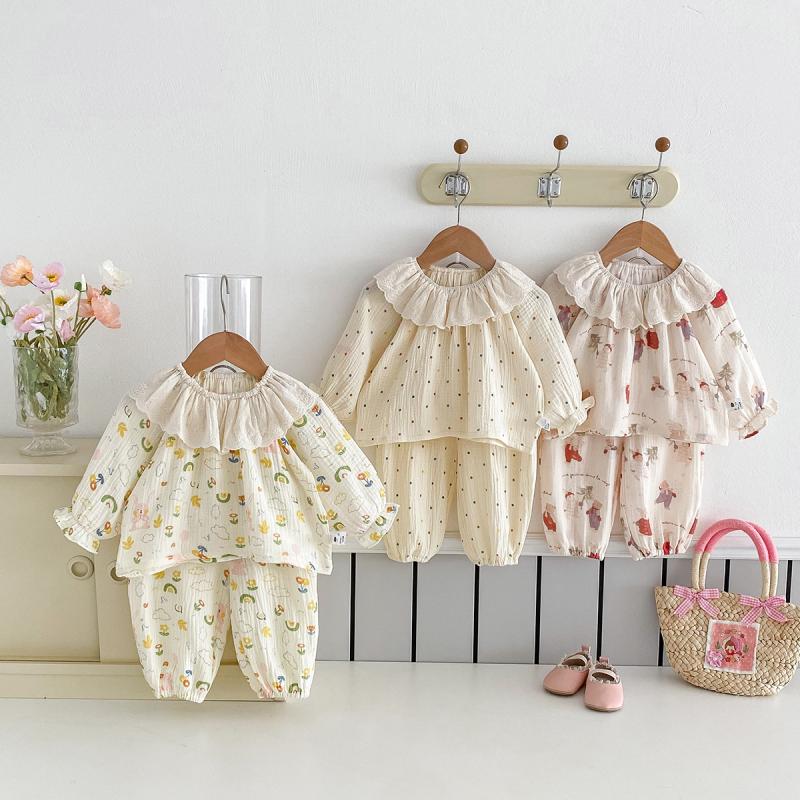 Spring Autumn Baby Girl Home C – обзор и цена Baby Clothing For Sleep