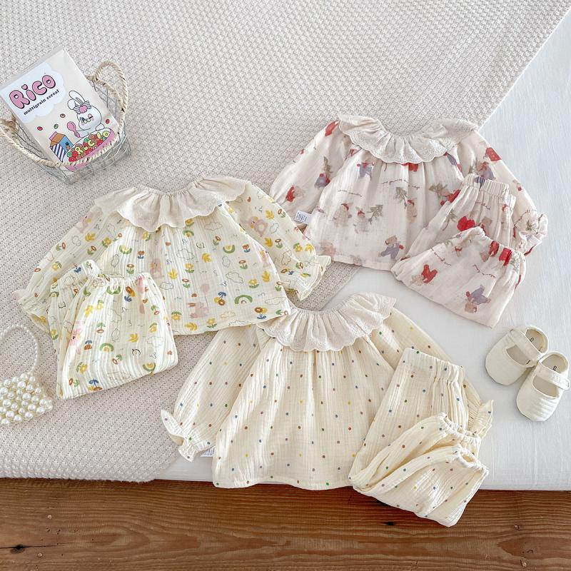 Spring Autumn Baby Girl Home C – обзор и цена Baby Clothing For Sleep