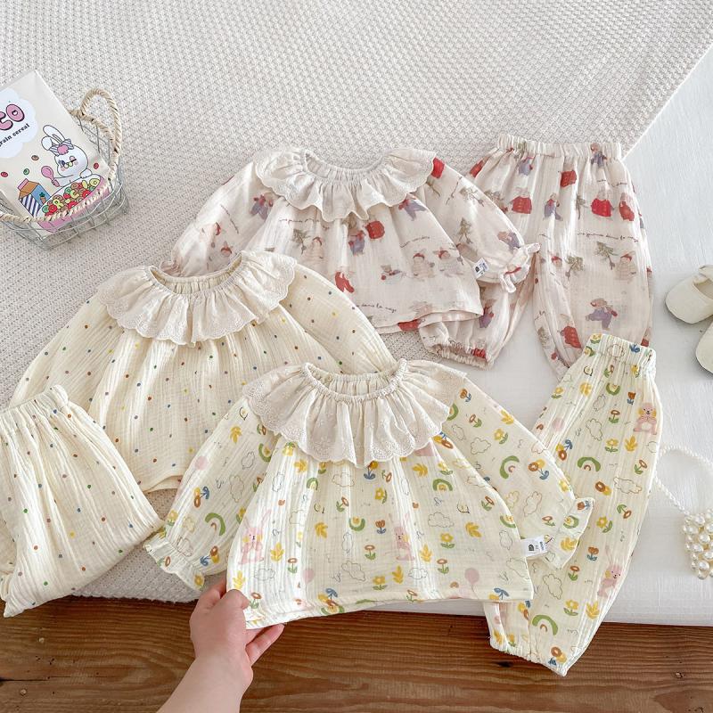 Spring Autumn Baby Girl Home C – обзор и цена Baby Clothing For Sleep