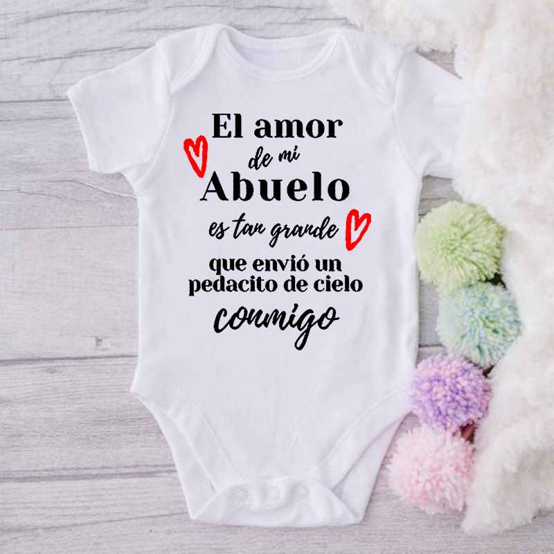 El Amor De Mi Abuelo Es Tan Gr – обзор и цена Baby Clothing Gender Neutral
