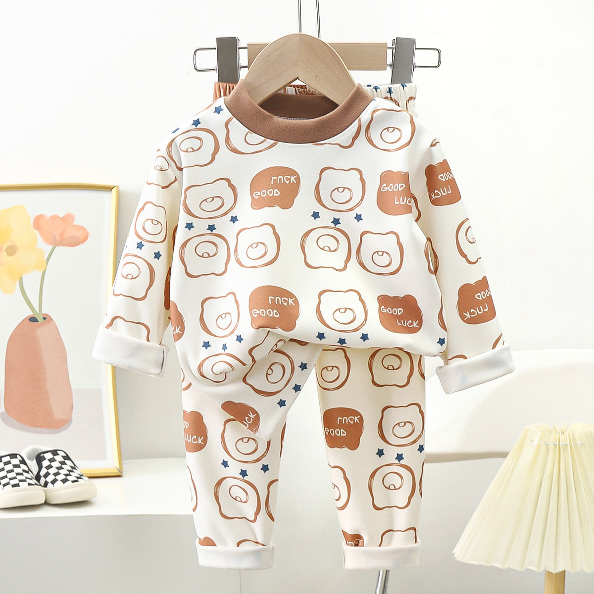 New Kids Autumn Warm Pajamas B – обзор и цена Baby Sleep Suit