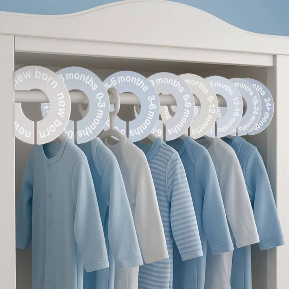 68/9Pcs Organizing Hangers Bab – обзор и цена Baby Clothing Labels
