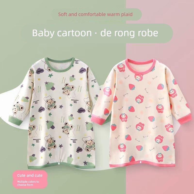 New Children's Warmth Velboa R – обзор и цена Baby Clothing For Sleep