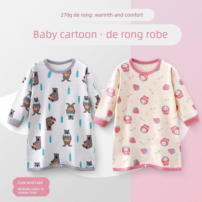 New Children's Warmth Velboa R – обзор и цена Baby Clothing For Sleep
