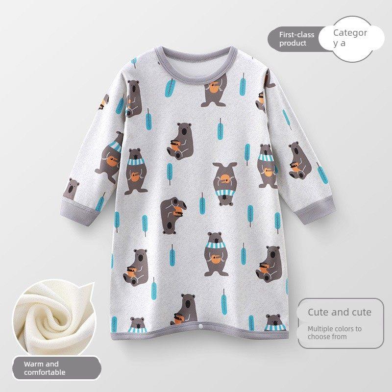 New Children's Warmth Velboa R – обзор и цена Baby Clothing For Sleep