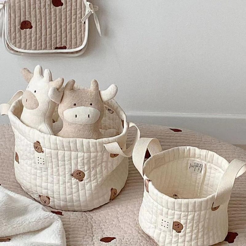 Cute Bear Embroidery Diaper Ba – обзор и цена Baby Clothing Organizer