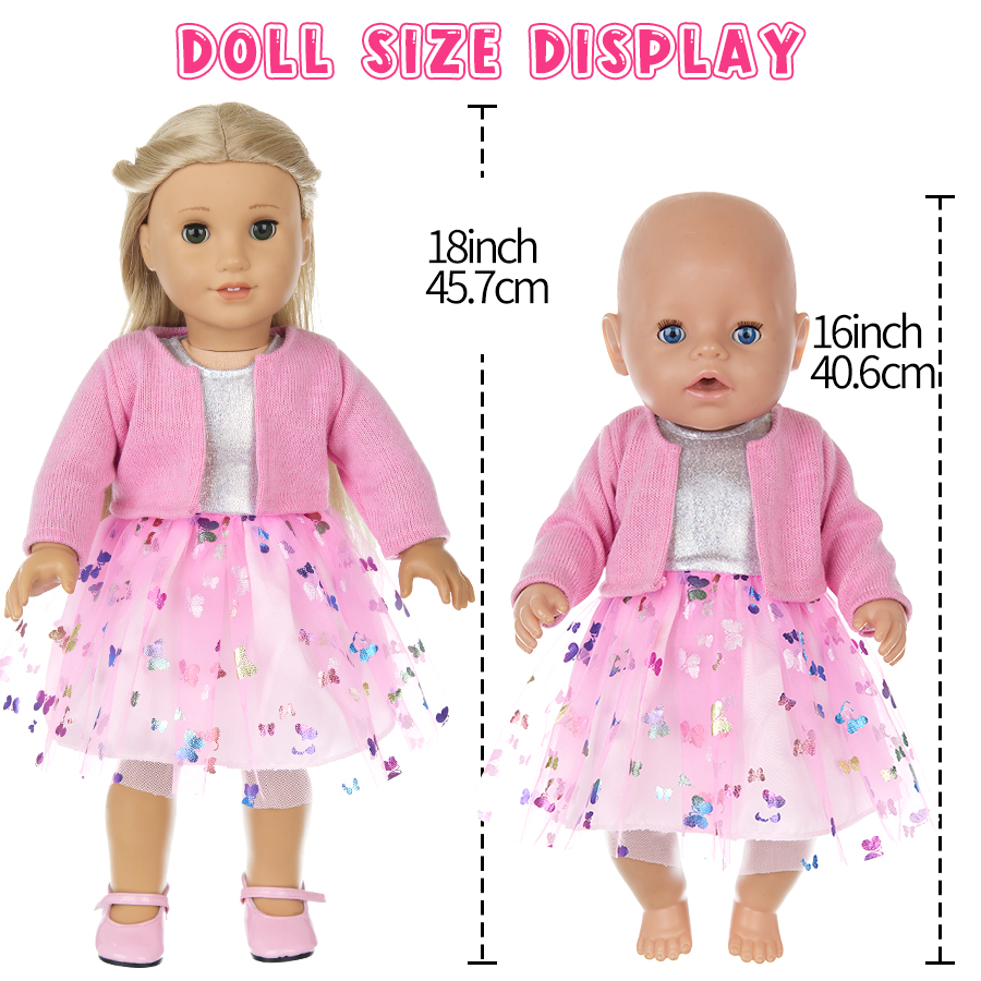 Doll Clothes for 16-18Inch 40- – обзор и цена Baby Clothing Accessories