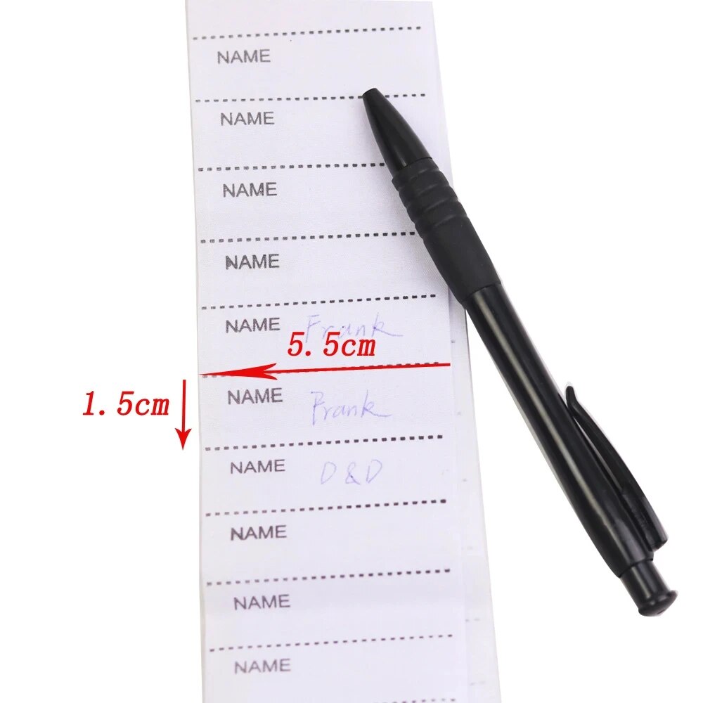200pcs/pack White Washable Iro – обзор и цена Baby Clothing Labels