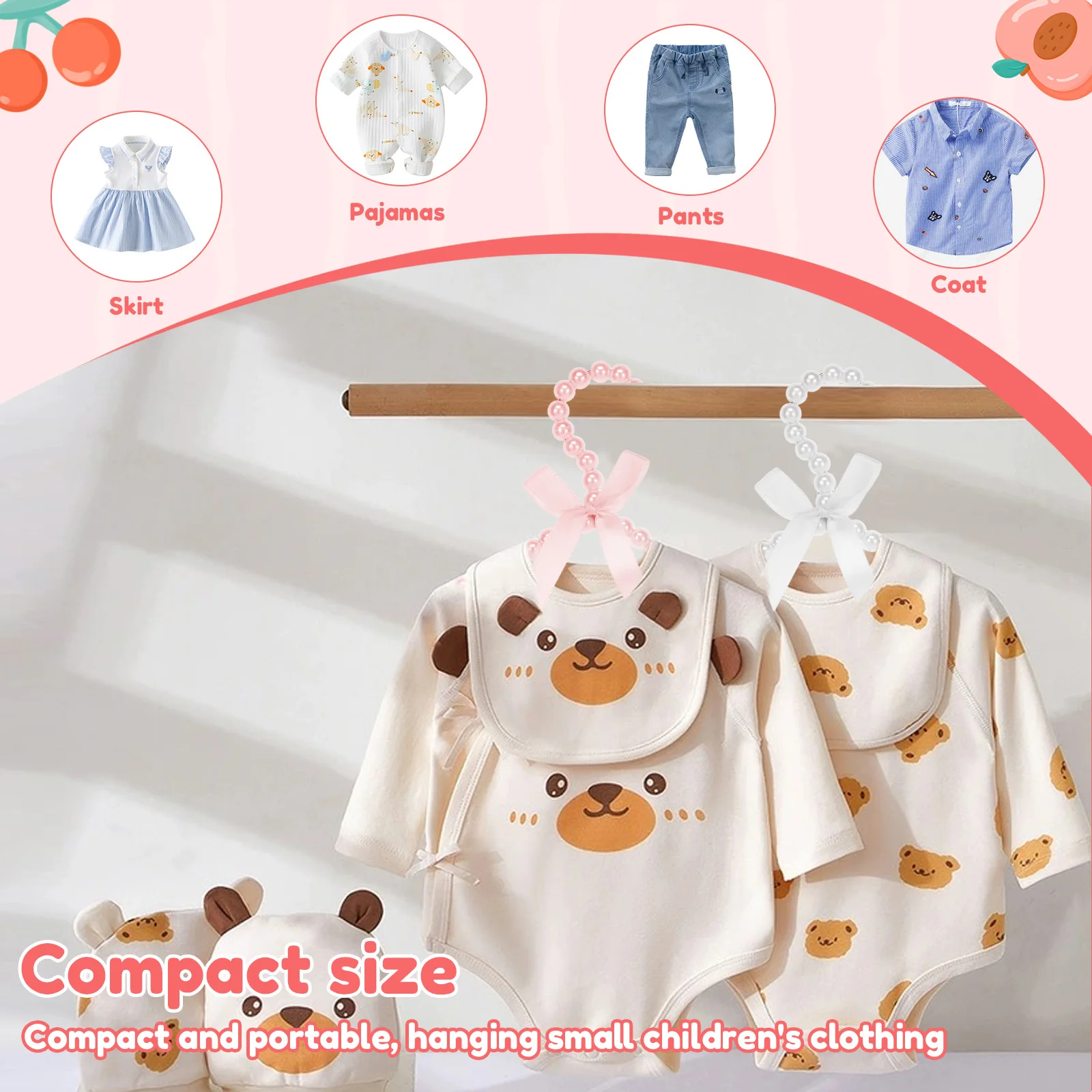 12Pcs Pearl Hanger Kids with E – обзор и цена Baby Clothing Dividers