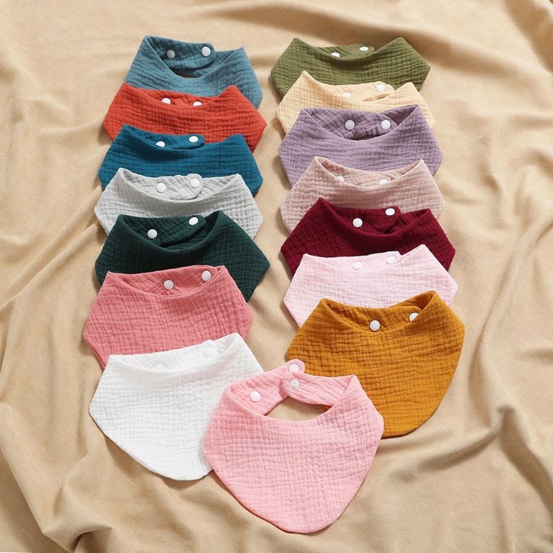1pc Cotton Gauze Baby Bibs Adj – обзор и цена Baby Clothing Fabric