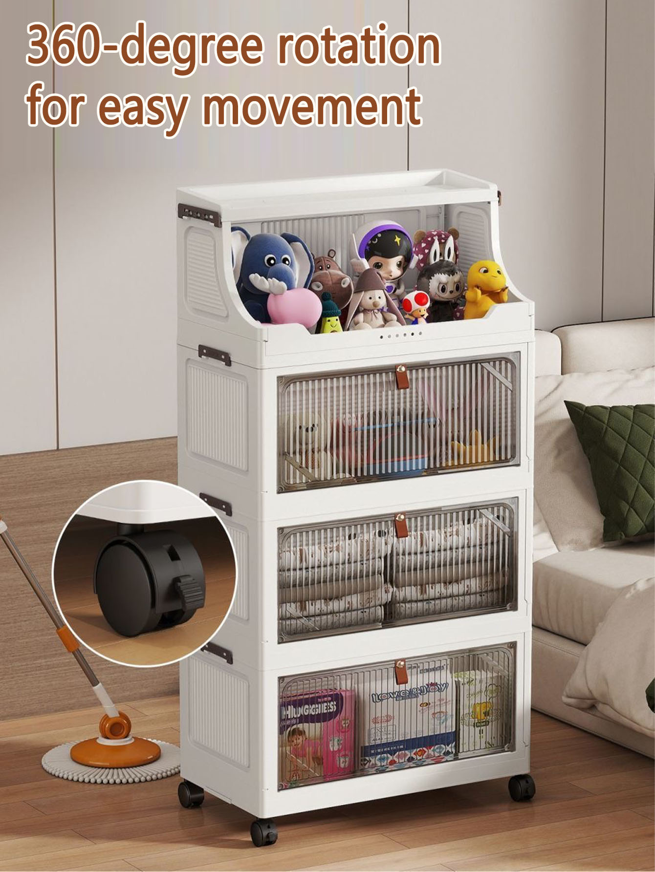 Simple wardrobe for home use b – обзор и цена Baby Clothing Organizer