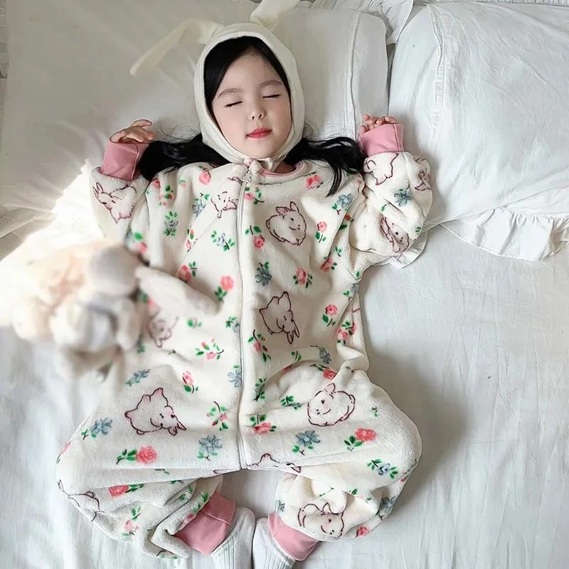 Cartoon Flannel Fleece Childre – обзор и цена Baby Clothing For Sleep