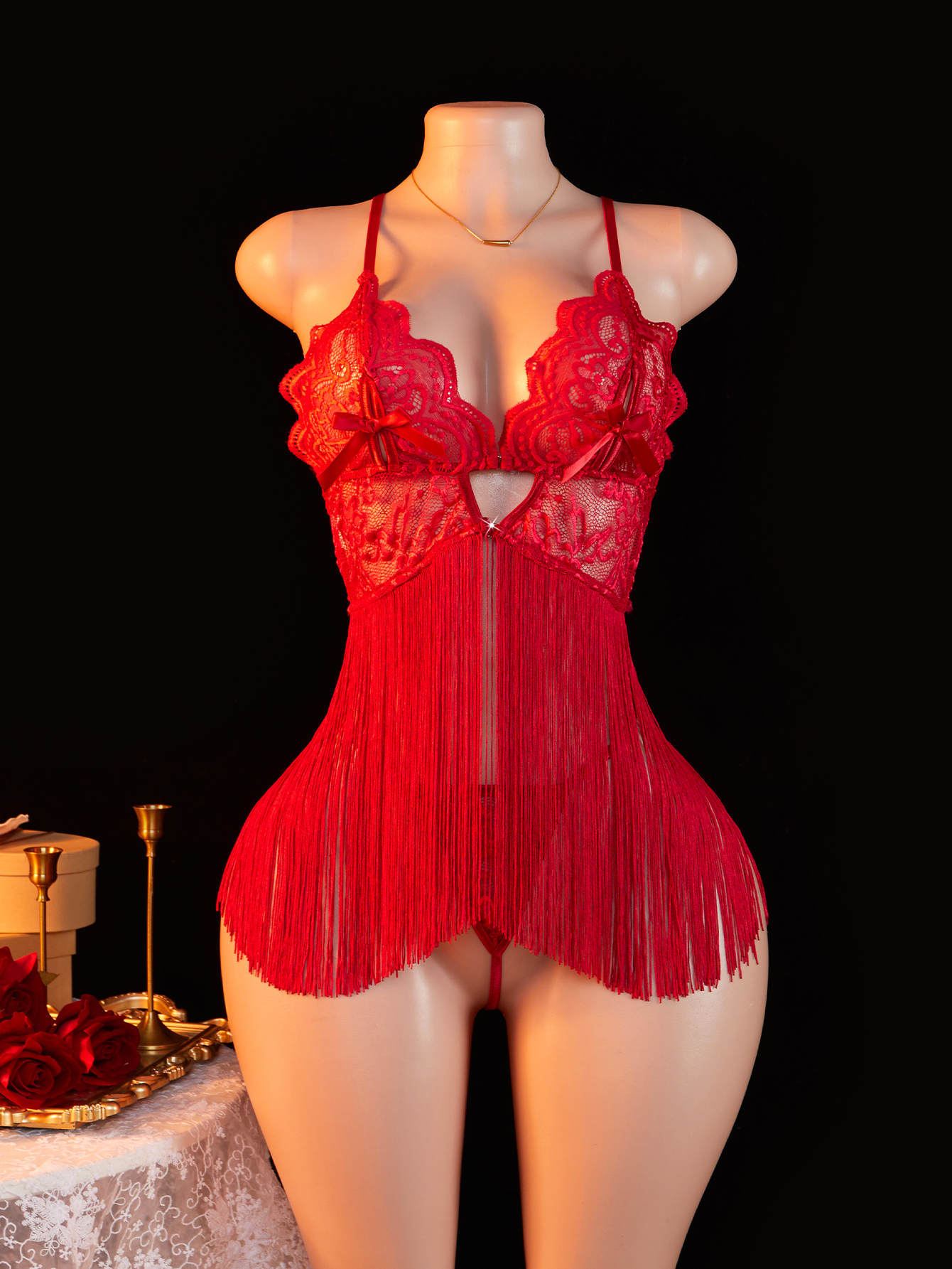 Sexy Tassel Nightie Woman Back – обзор и цена Baby Gown Nightwear