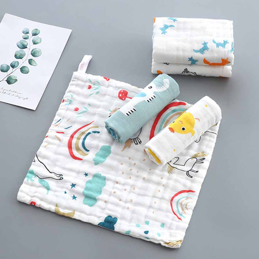 1pcs/5pcs Baby Face Towel Musl – обзор и цена Baby Clothing Fabric