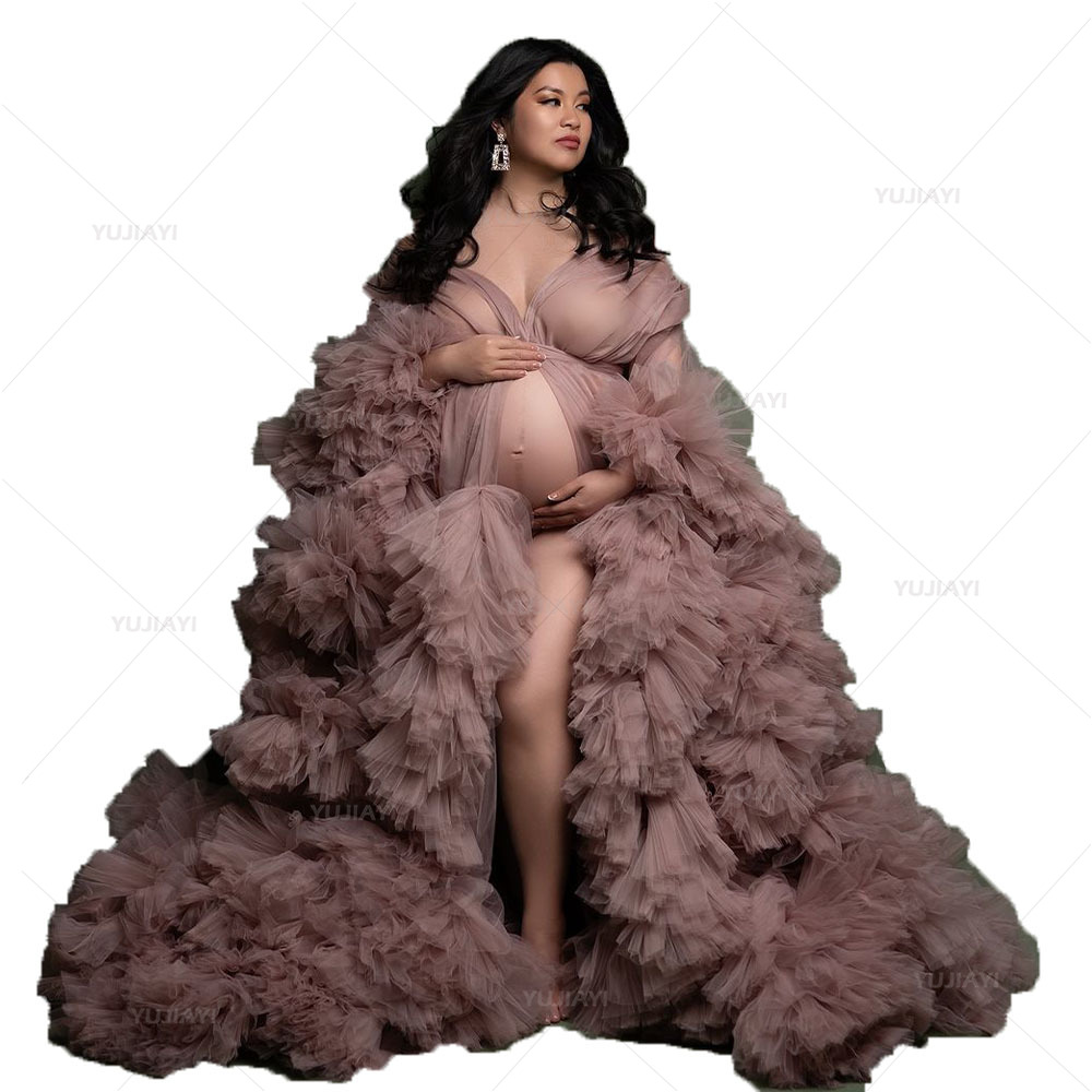 Luxury Customized Tulle Pregna – обзор и цена Baby Gown Nightwear