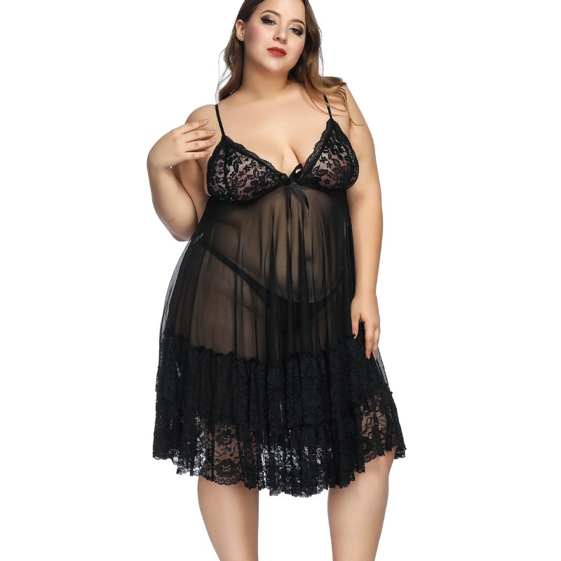 S-7XL Plus Size Sexy Strap Nig – обзор и цена Baby Gown Nightwear
